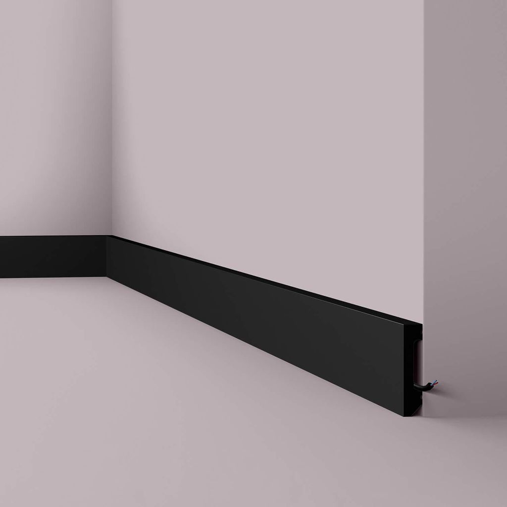 NMC FT2 BLACK WALLSTYL Plinthe Moulure décorative Cimaise Image du produit 