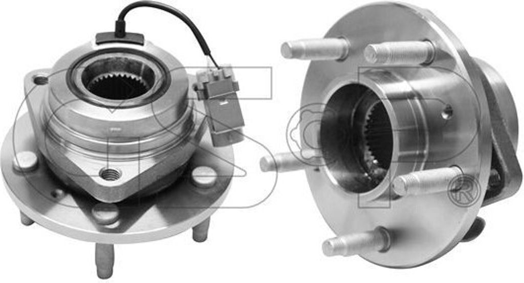 GSP Radlagersatz Vorne passend für MERCEDES-BENZ ACTROS 146mm 9333083