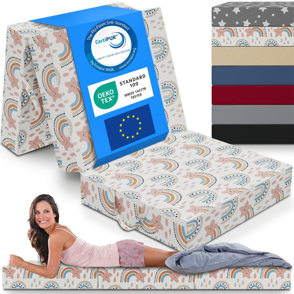 ELONEO Matelas pliable, matelas d'invité, matelas pliable Image du produit 
