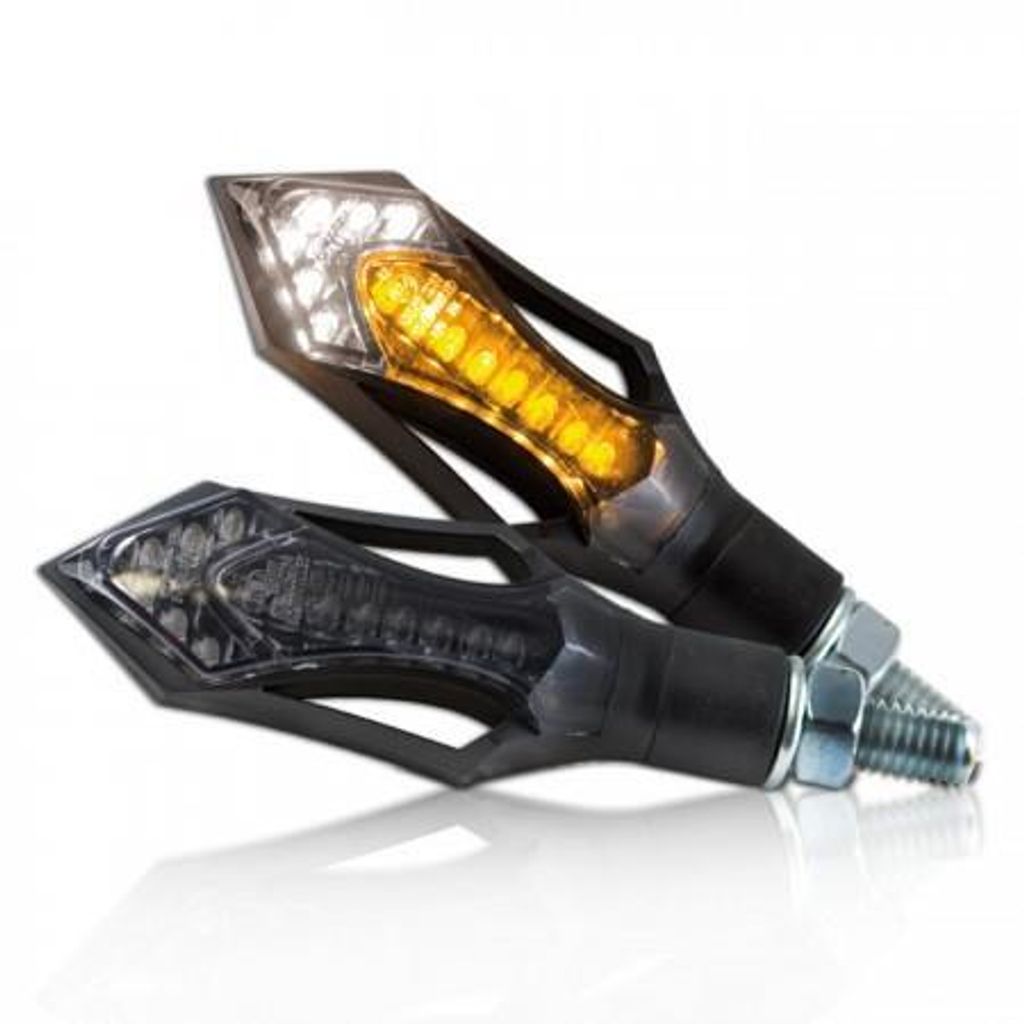 LED-Blinker Standlichtkombi Rush schwarz ABS Produktbild 