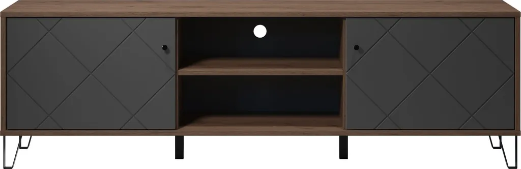 Meuble TV 183 cm Montez : la solution pour ranger vos câbles et box