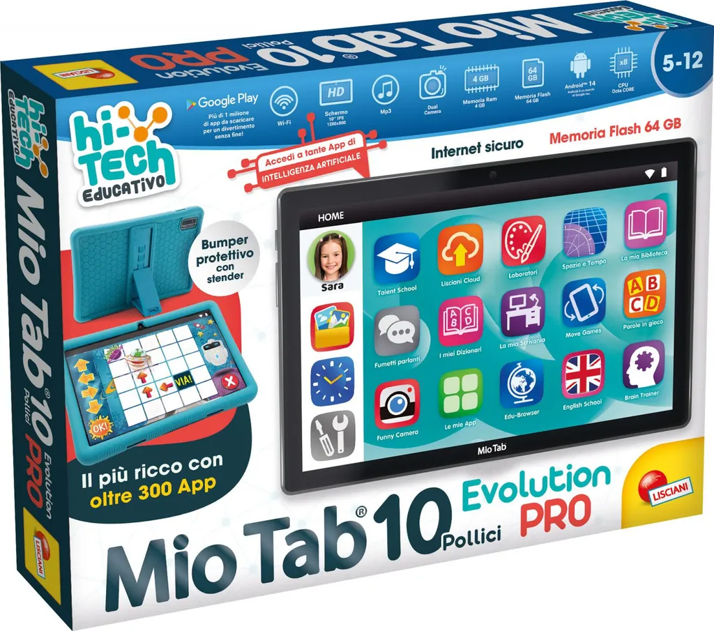Tablette enfants Lisciani Mio Tab 10 Evolution Pro éducative - 2