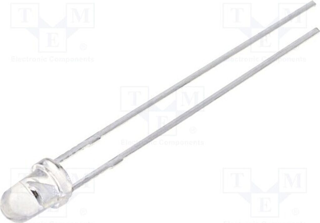 5x LED LL-304UYC2E-Y2-2BC LED Dioden THT 3mm 3mm 2500÷4000mcd 24° gelb