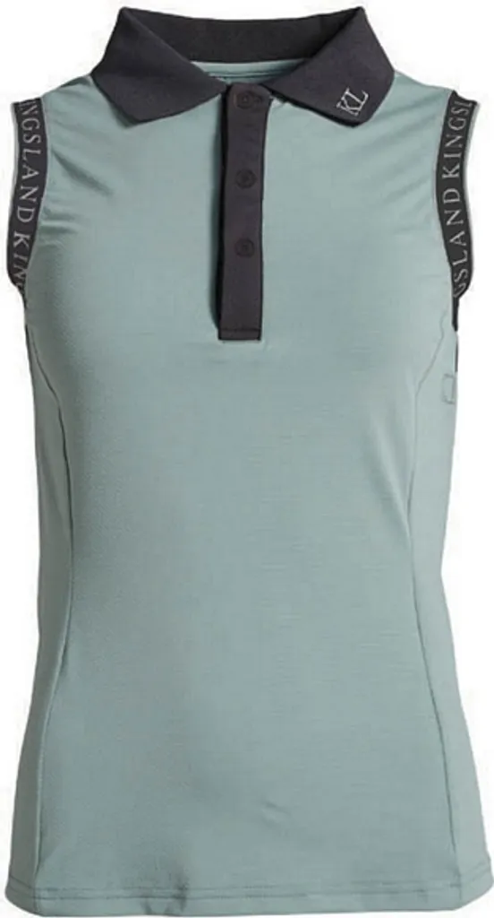 Polo Technique Femme sans Manches Anti-Transpiration Kingsland Vert XS