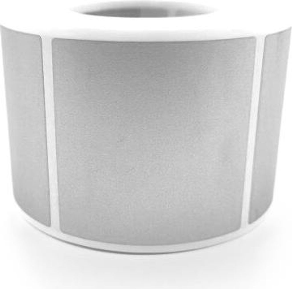Stírací samolepky, čtvercové, 50 x 50 mm, stříbrné, 10 kusů Obrázek produktu 