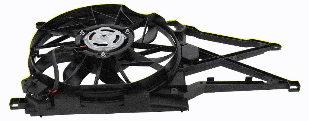 VEMO V40-01-1087 Lüfter Motorkühlung Kühlerlüfter für OPEL Astra G CC (T98) Wasserkühler Ø362mm