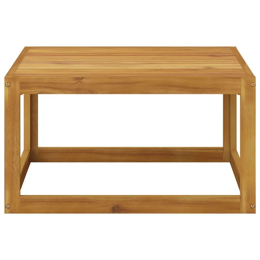 Tavolino Basso Acacia 68x68x29 cm | Design Rustico The Living Store - 2