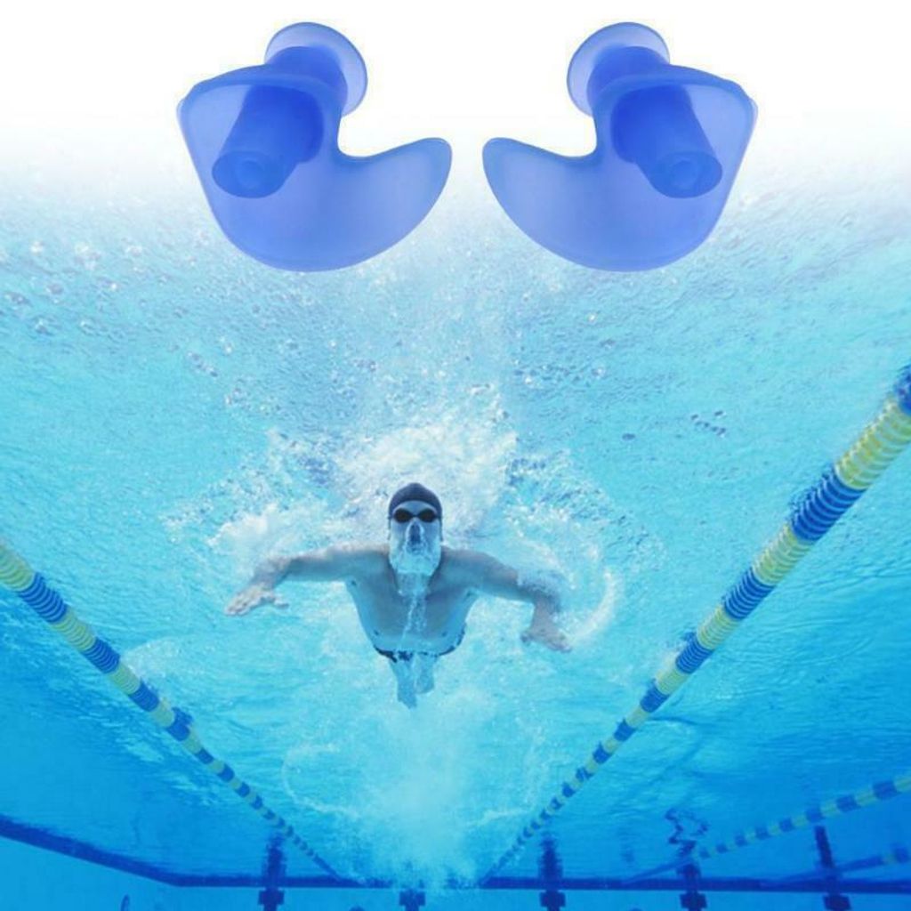 Weiche Silikon-Schwimmen-wasserdichte Ohrstöpsel-Nasenklemme 
