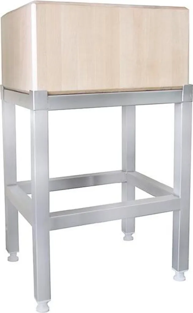 Billot en bois Contacto 300x300x200 mm - Bloc de boucher professionnel