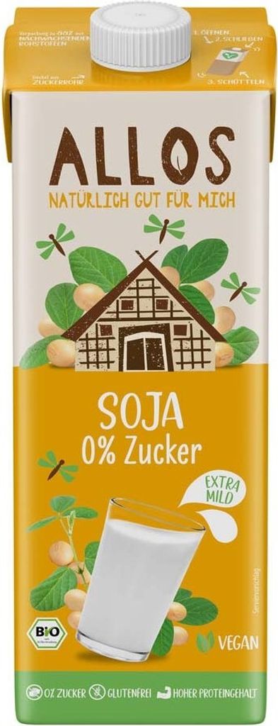 Allos Soja 0% Zucker Drink -  - 1l Produktbild 