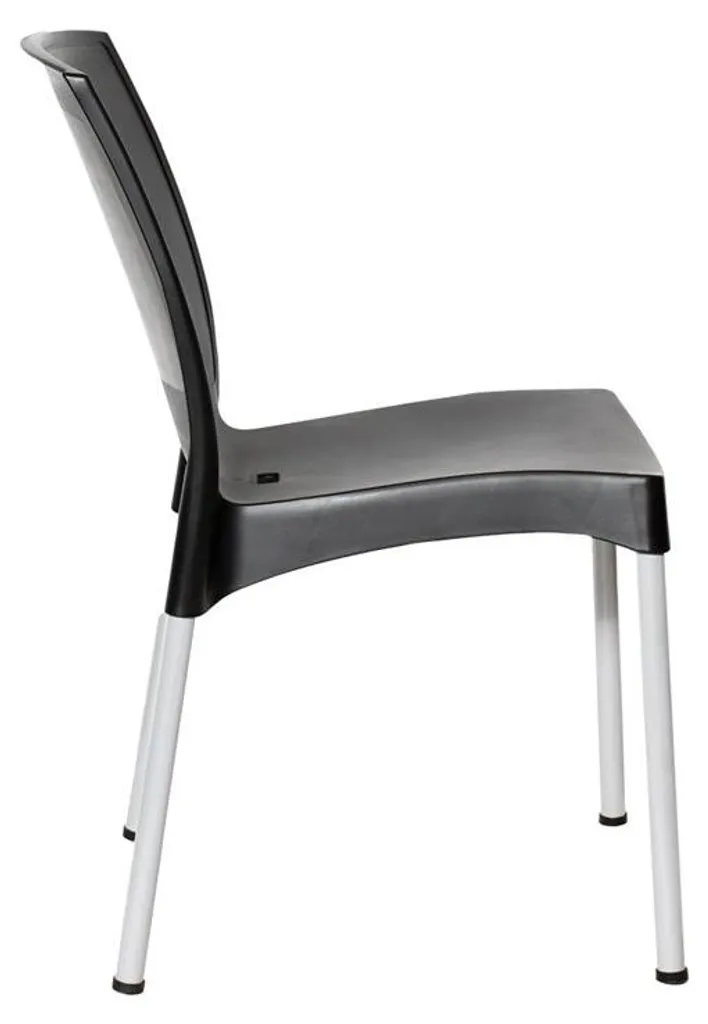 Chaises d'appoint noires Bolero Elements : mobilier robuste facile à laver