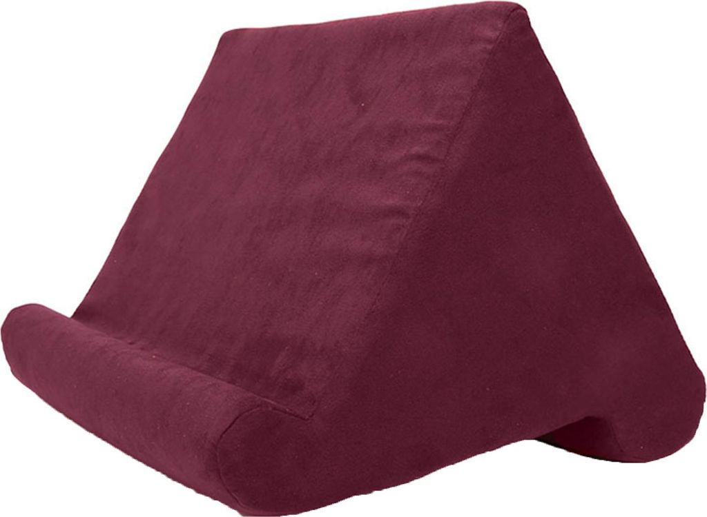 Schwammkissen-Tablet-Halterung mit verstellbarem Lesewinkel, gepolstertes Lesekissen für Tablet, Handy, Bett und Sofa