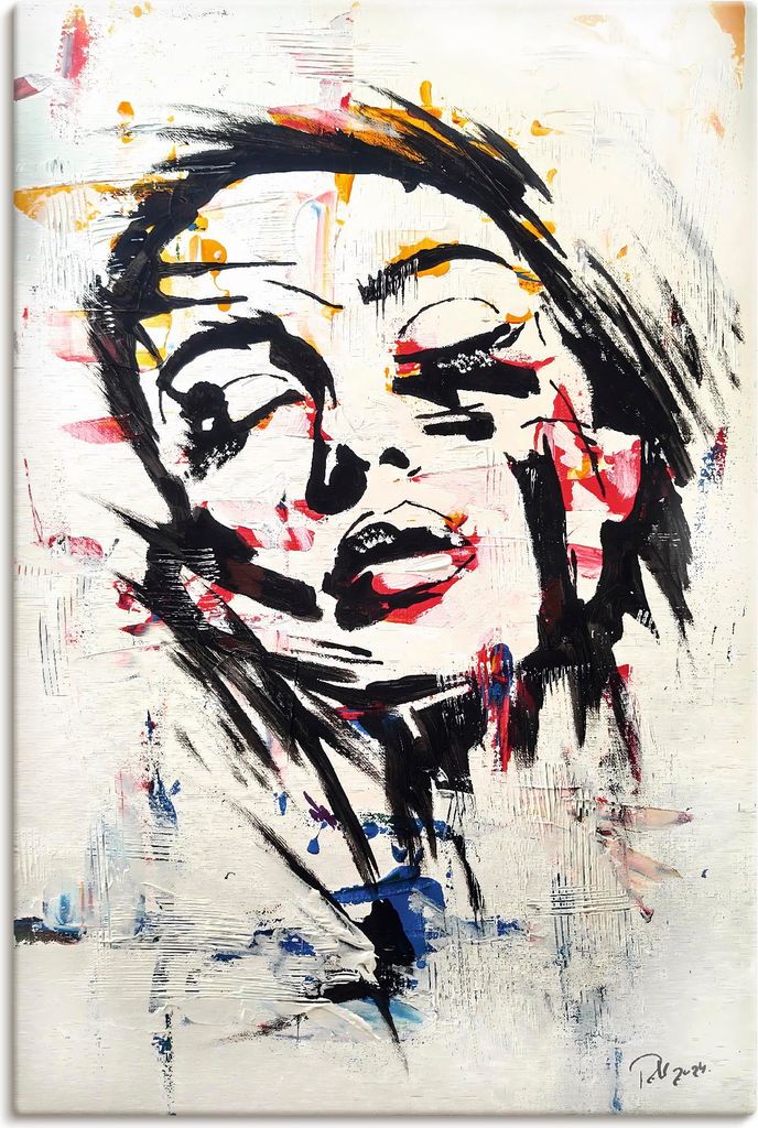 ARTland Leinwandbild Eine träumende Frau Größe: 40x60 cm