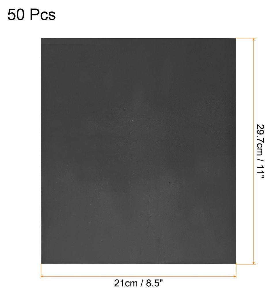 50er Pack Toner Reaktive Folie, Deco Folie Transferbl?tter 8,5"x11" A4 Hei?folienpapier fš¹r Laserdrucker Scrapbooking Heat Transfer DIY Craft, S...