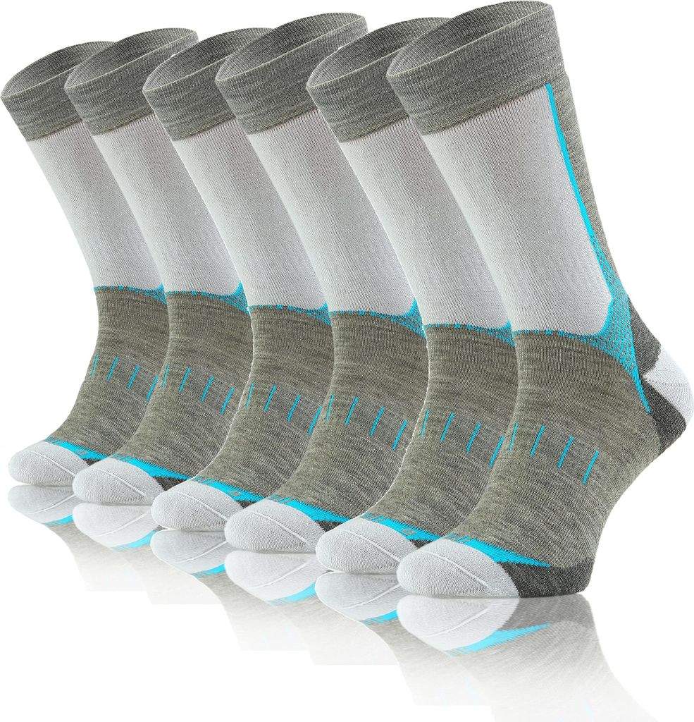 Sesto Senso Winter Trekking Kniestrümpfe Mit Silber Türkis 39-41 3er-Pack