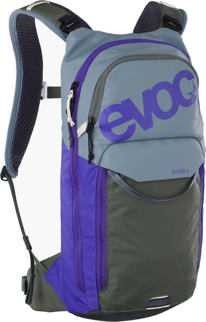 Evoc Stage 6 - Rucksack 42 cm (steel/violet/dark olive)