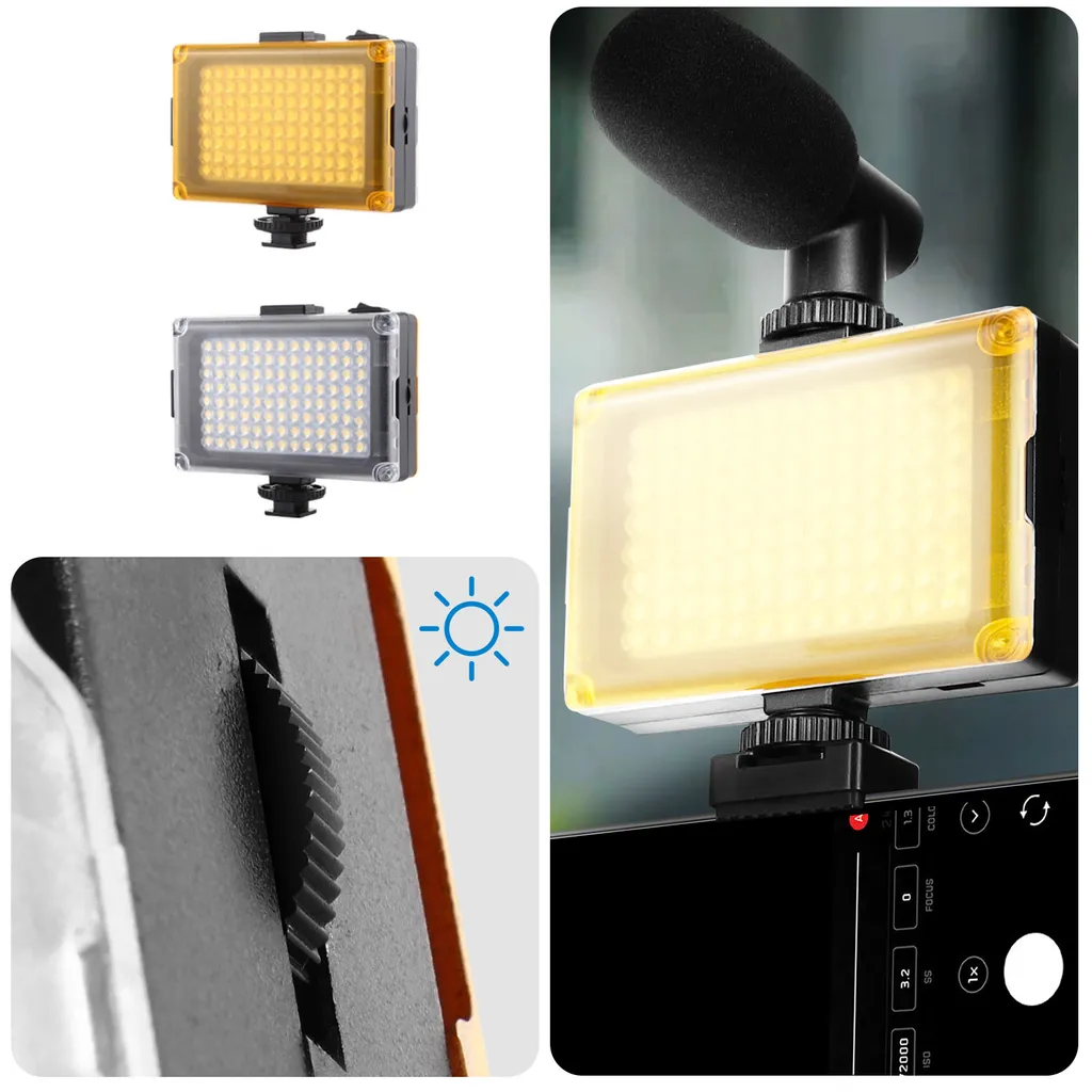 Kit vlogging Puluz : trépied stable, micro cardioïde et lampe réglable
