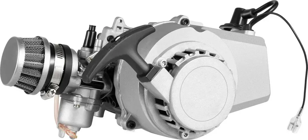 Moteur de Remplacement pour Pocket Bike 49,85cm³ 2 Temps avec Lanceur