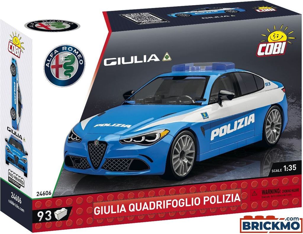 Cobi Alfa Romeo 24606 Gulia Quadrifoglio Police 24606 Obrázek produktu 1