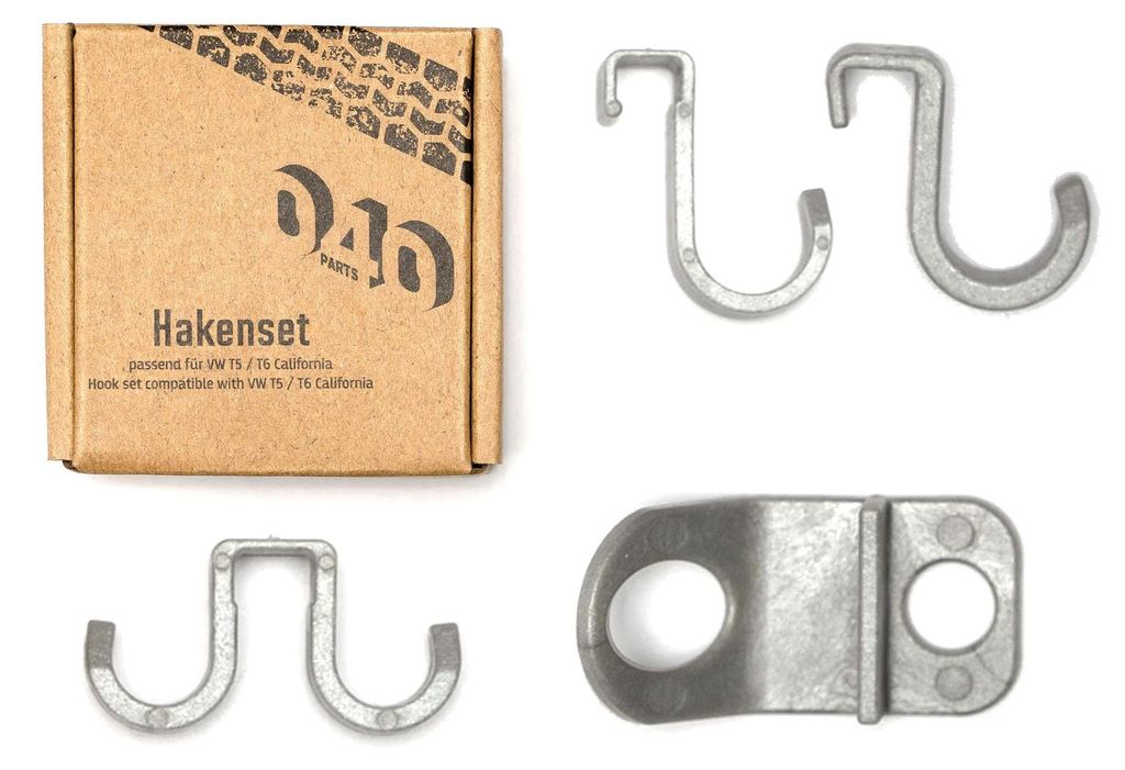 040 Parts robust set 4 ganchos para armario en VW T5 T6 Imagen del producto 