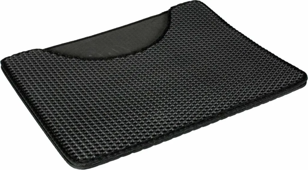 Tapis pour bac à litière Duvo+ Swift noir avec découpe ergonomique