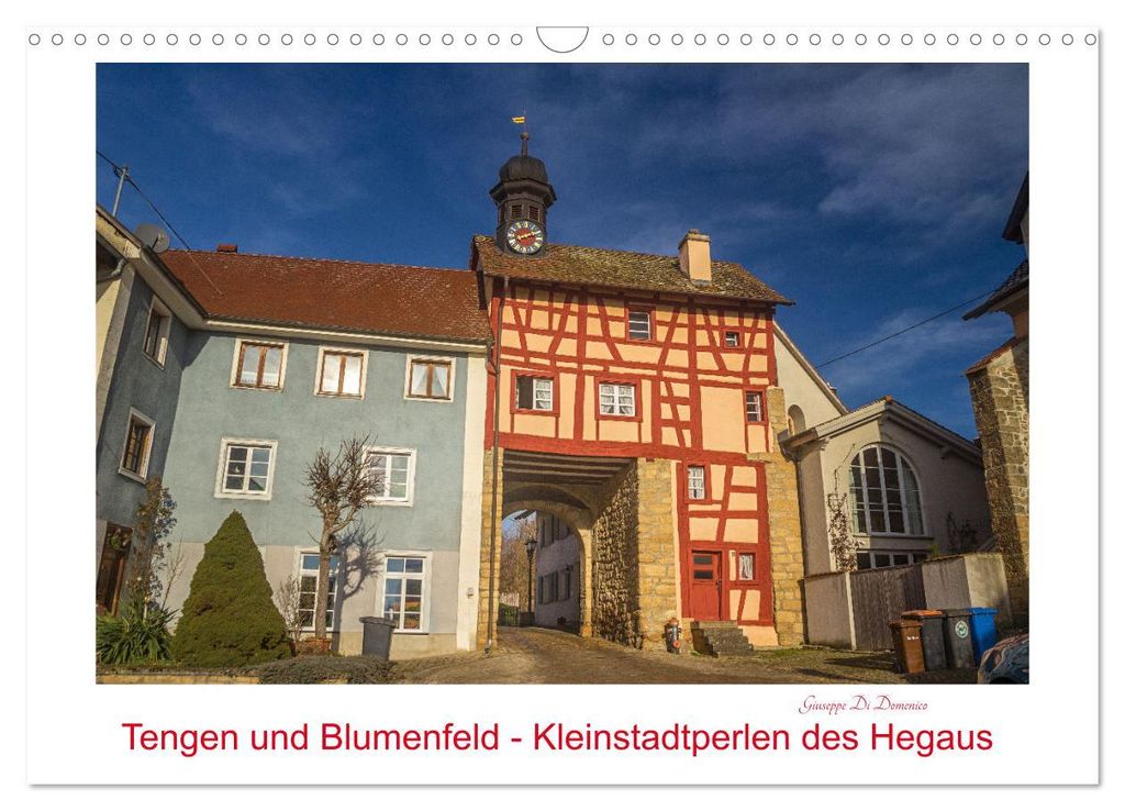 Tengen und Blumenfeld - Kleinstadtperlen des Hegaus (Wandkalender 2027 DIN A3 quer), CALVENDO Monatskalender