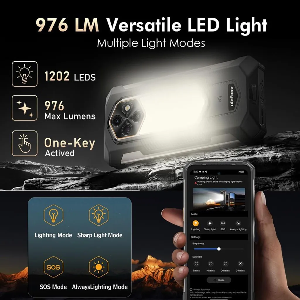 Smartphone vision nocturne 64MP Ulefone Rugking 5 Pro 256Go ROM - 2