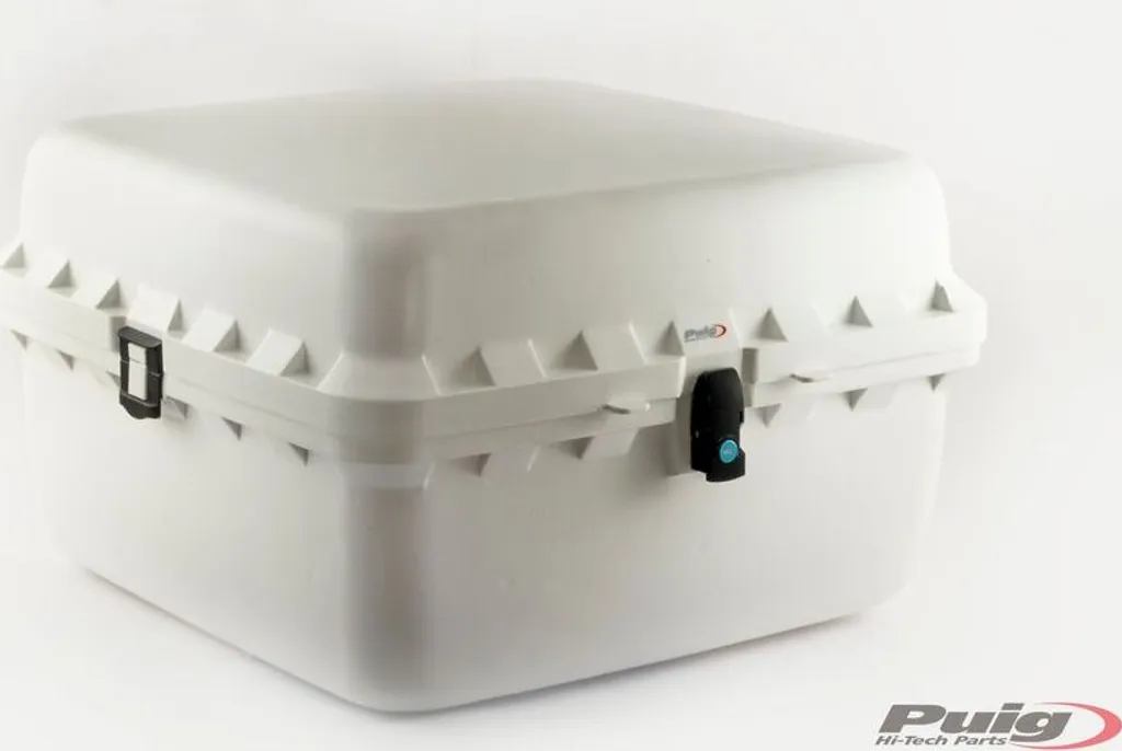 Top Case Rigide PUIG Big Box 0713B Blanc Grande Capacité SYM Symphony - 2
