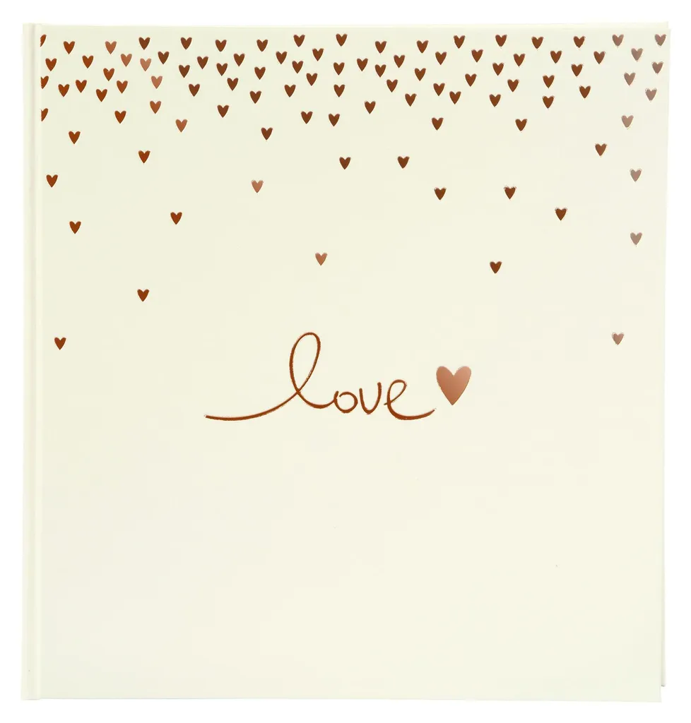 Goldbuch Pioggia di cuori Pesca 30x31 60 bianco p. Matrimonio 08015