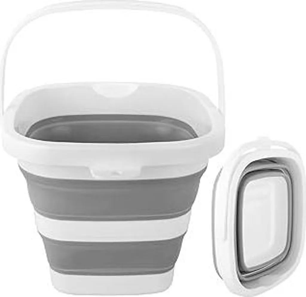 Secchio Pulizie Pieghevole 5L - Bacinella Silicone Moderna Casa