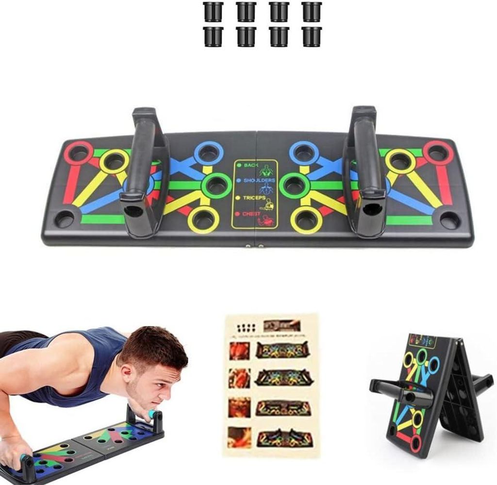 Parallele Liegestützgriffe. Rutschfeste Klimmzuggriffe für Fitness, Yoga, CrossFit, Indoor- und Outdoor-Nutzung.