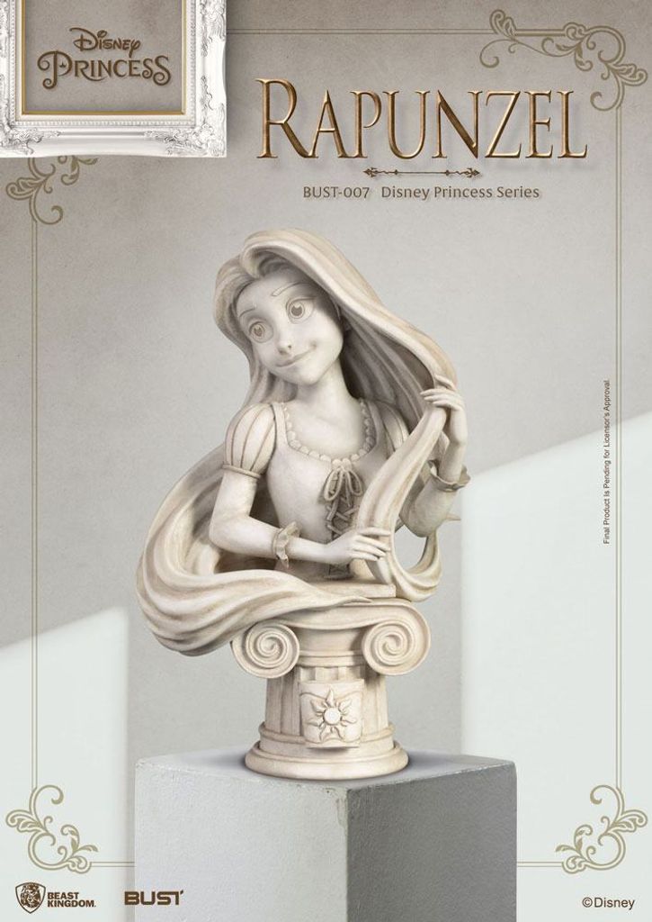 Beast Kingdom Toys Disney Princess Series PVC Büste Rapunzel 15 cm