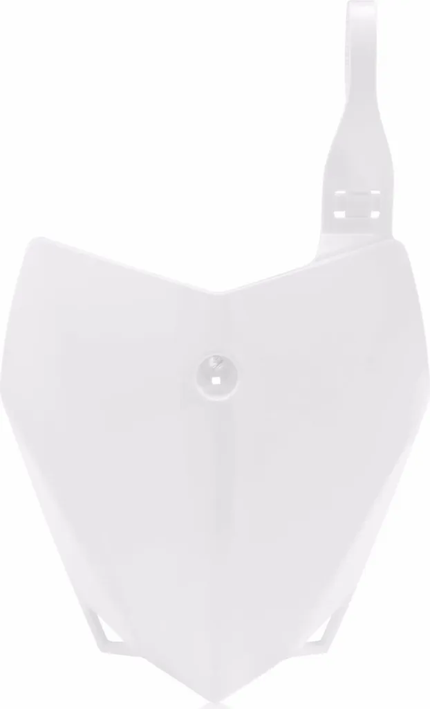 Support de plaque avant blanc Acerbis compatible Kawasaki KLX 110