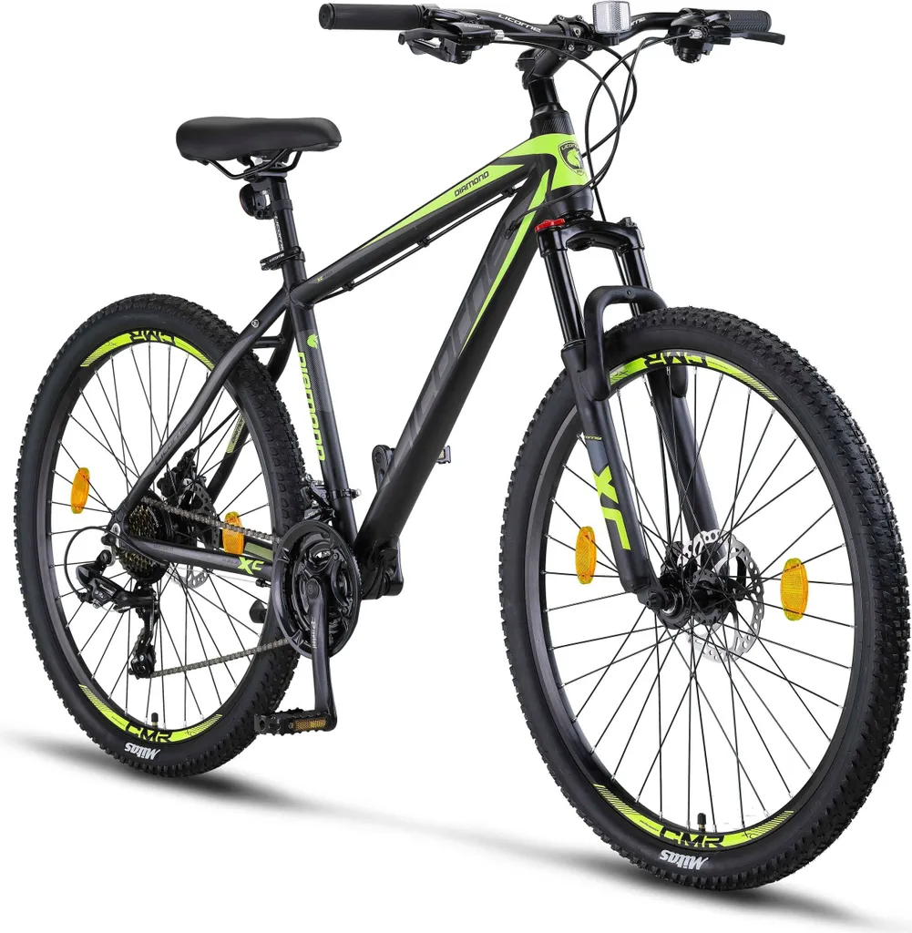 Vélo Tout Terrain Licorne Diamond avec Suspension Avant et Freins à Disque