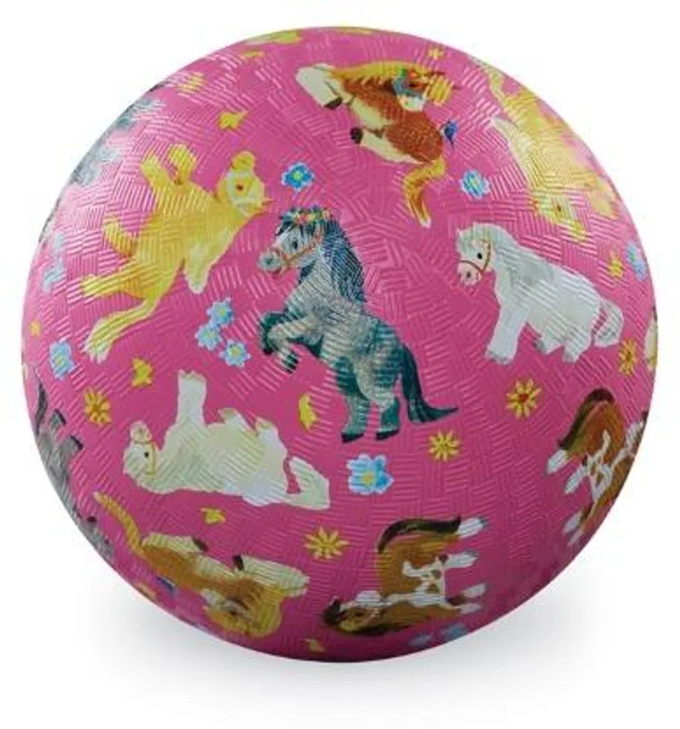 Balle Crocodile Creek 13 cm aux poneys colorés pour enfant dès 3 ans