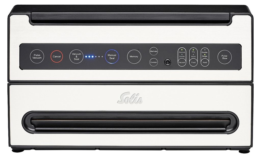 Solis Vakuumiergerät, 30cm Beutel doppelte Schweißnaht Produktbild 