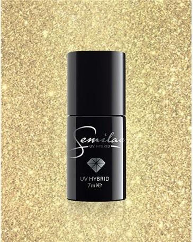 SEMILAC Vernis hybride 037 Gold Disco - 7 ml Image du produit 