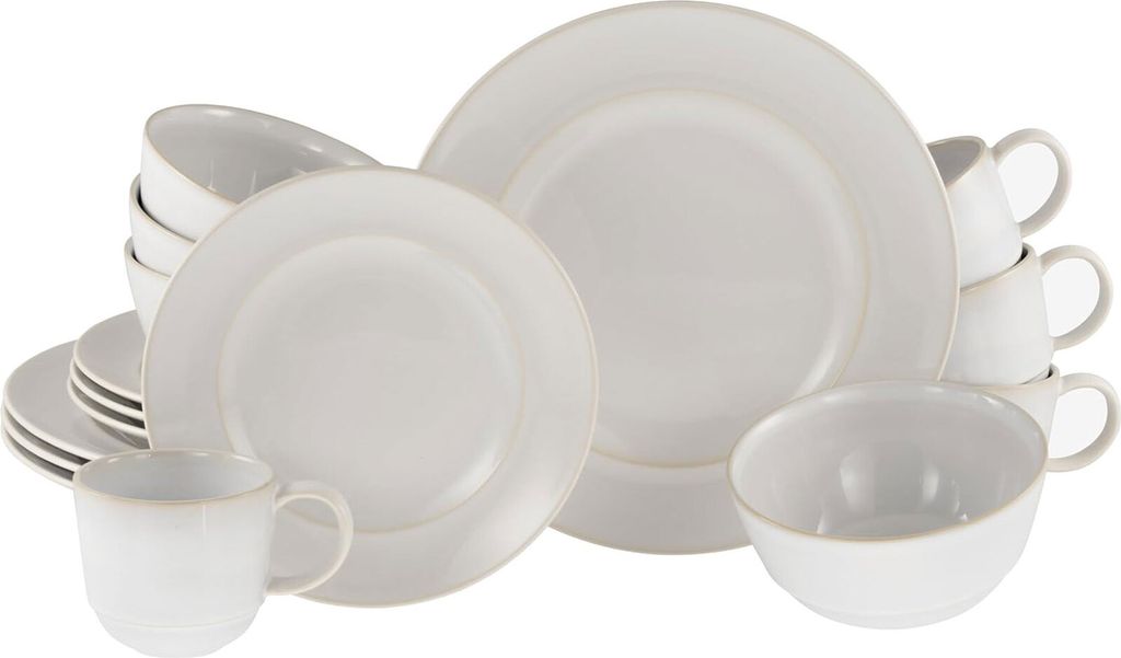 CreaTable, 23669, Antique Offwhite, Kombiservice 16-tlg, Obrázok produktu 