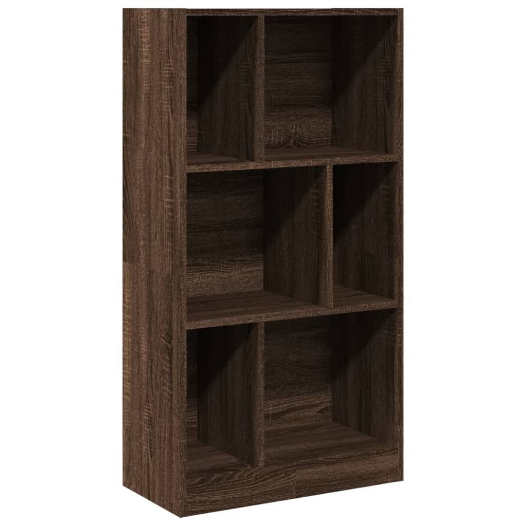vidaXL Bibliothèque marron imitation chêne 57x28,5x107,5 cm Image du produit 