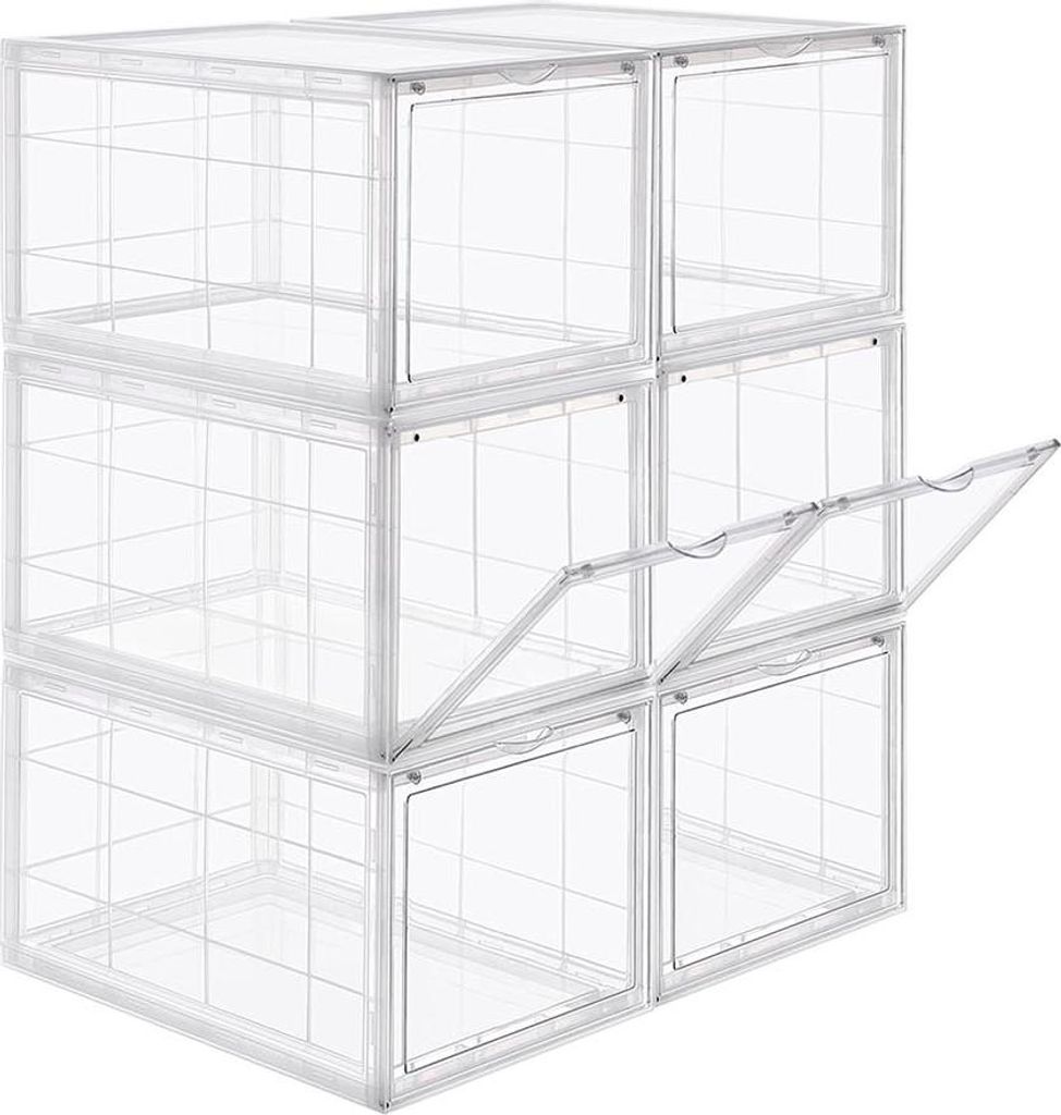 Schuhkartons, 6 Stück bis Größe 46