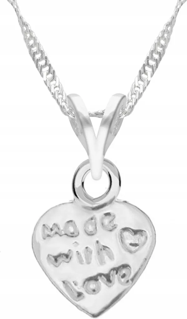 Collana Argento 925 Cuore I Love You - Minimal Chic Idea Regalo Lei