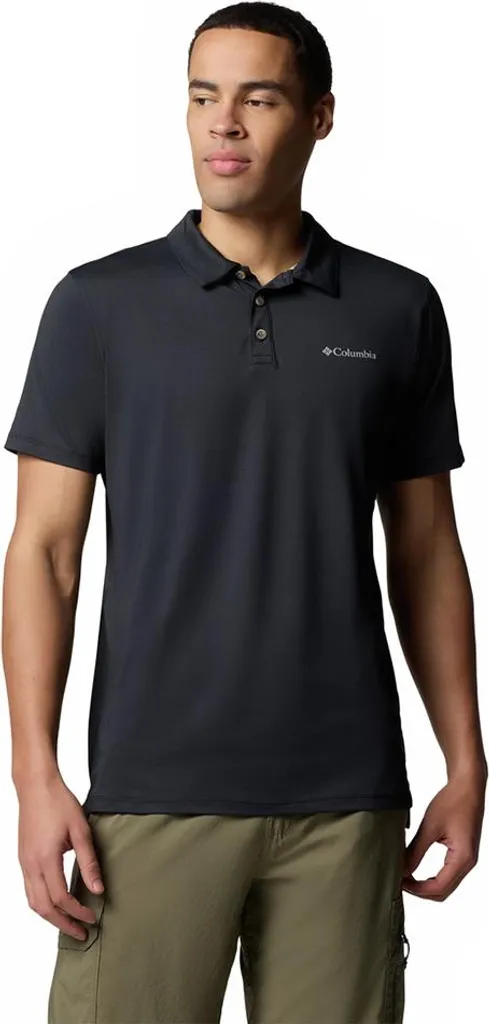 Polo homme Columbia noir pour l'été - Tech Trail Utility technique S