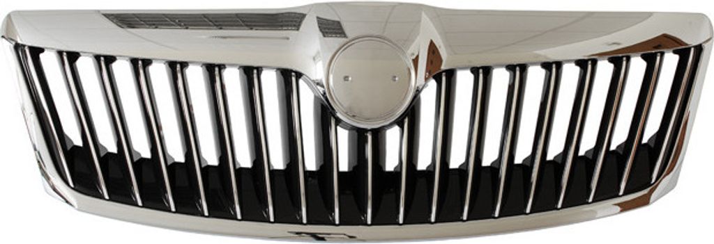 Kühlergrill Grill Gitter Chrom für Skoda Octavia II 1Z ab 2008-2012