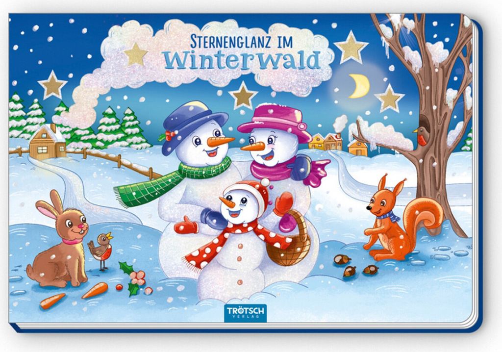 Trötsch Gucklochbuch Sternenglanz im Winterwald