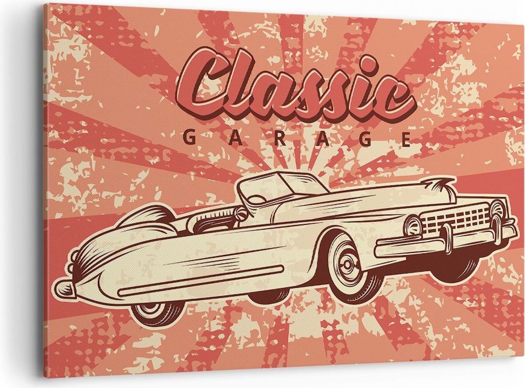 Bild auf Leinwand - Leinwandbild - Auto klassisch - Produktbild 