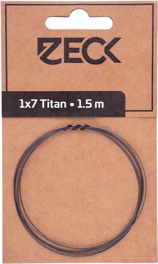 Zeck 1x7 Titan 0,30mm 6kg - 1.5m Titanvorfach