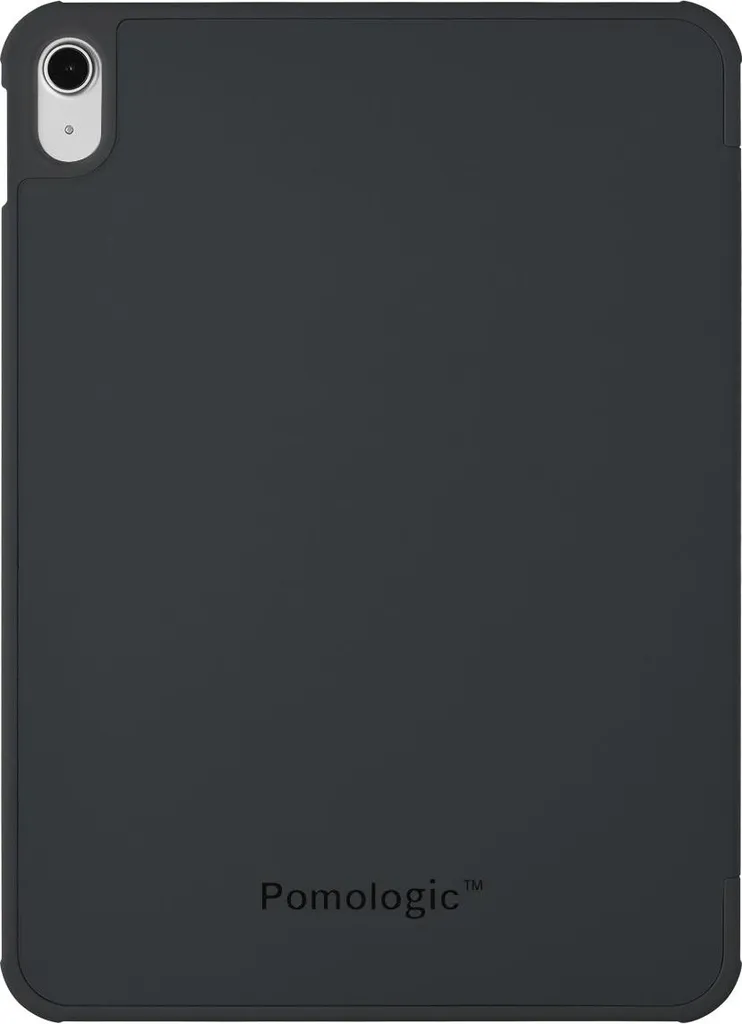 Protection iPad 10 Pomologic BookCase Fine et Robuste - Noir A16 Format - 2