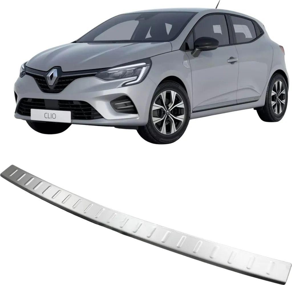 Modanatura Cromata Paraurti Posteriore Renault Clio V Acciaio Inox