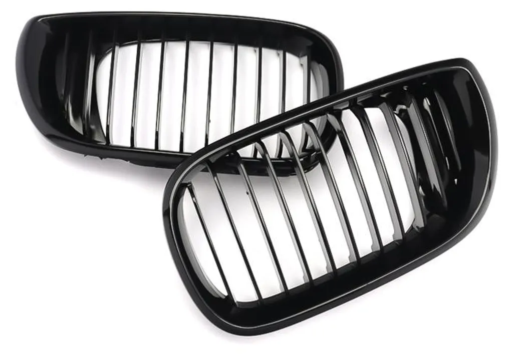 Calandre E46 en ABS robuste noir brillant finition laquée pour auto - 4