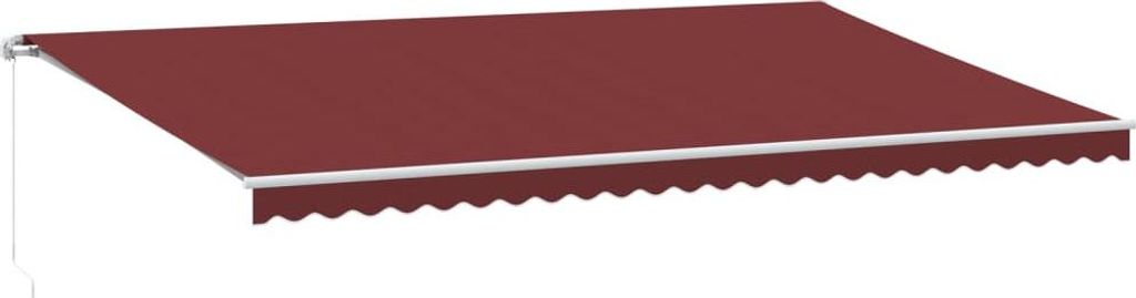 vidaXL Markise Manuell Weinrot 600x300 cm Produktbild 